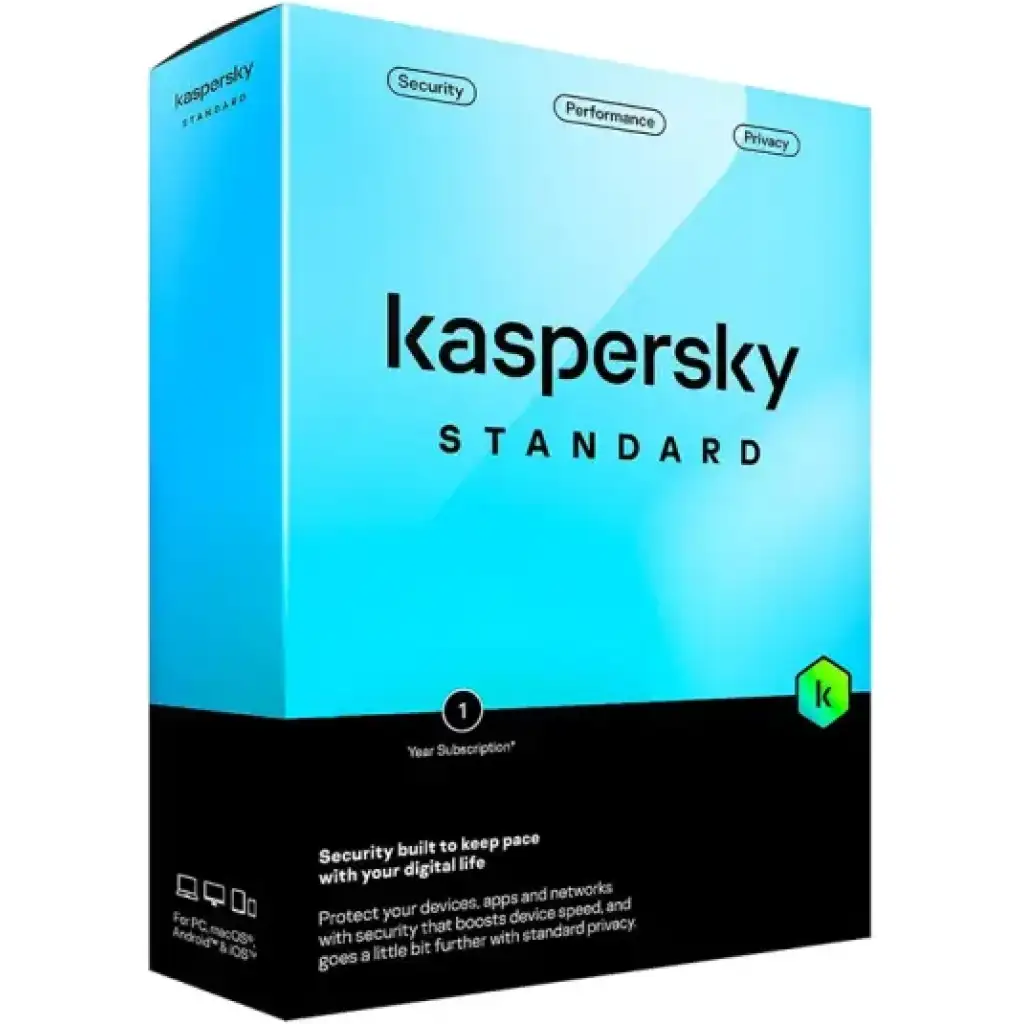 Kaspersky Standard 5 Devices 1 Year