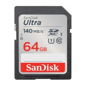 SanDisk Ultra SDHC UHS-I Card and SDXC UHS-I Card 140MB/s 64GB