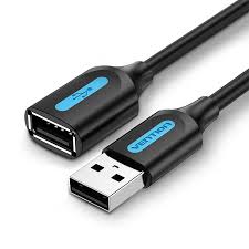Vention USB 2.0 A Male to A Female Extension Cable 3M black PVC Type-CBIBI