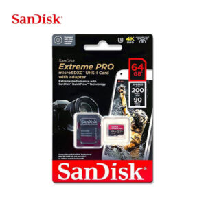 SanDisk Extreme PRO microSDXC™ UHS-I CARD Up to 200MB/s - 64GB