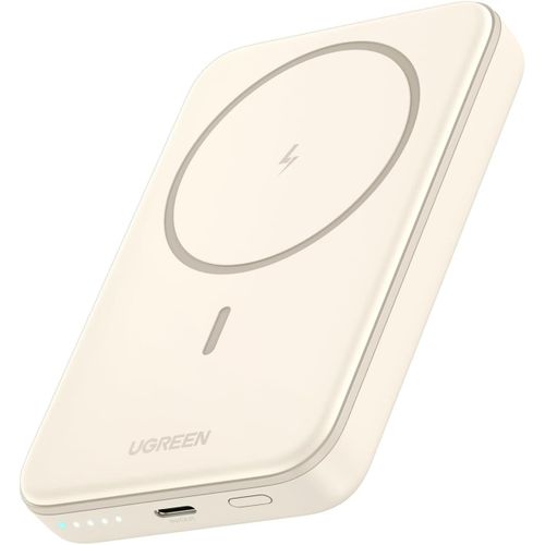 UGREEN 10000mAh Magnetic Wireless Power Bank Beige-PB561-UG- 25208