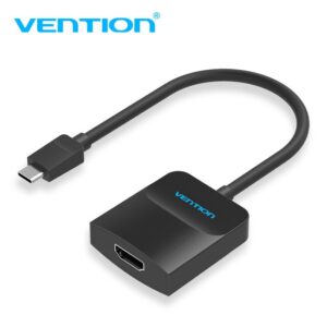 Vention Type-C to HDMI Adapter 0.15M Black ABS Type-TDCBB