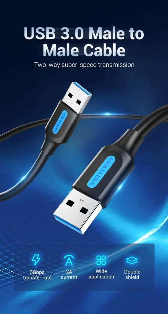 Vention CONBG USB-A High-Speed Data Cable