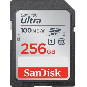 SanDisk Ultra SDHC card and SDXC card Up to 100MB/s - 256GB