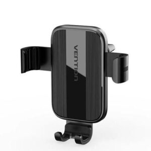 Vention One Touch Clamping Car Phone Mount With Suction Cup Black Square Type