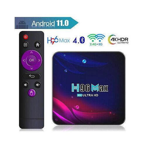Android 12 H96MAX H96MAX Android TV Box 4GB RAM 64GB ROM