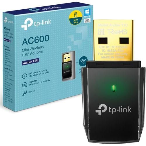 TP-Link AC600 Wireless Dual Band USB Adapter - TL-Archer T2U TP-Link AC600 Wireless Dual Band USB Adapter - TL-Archer T2U