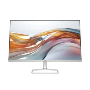 HP 524SW Series 5 -23.8″ FHD White Monitor, FHD (1920 x 1080 @ 100 Hz),No integrated camera,Connectivity: 1 VGA, 1 HDMI 1.4,1 Year Warranty.