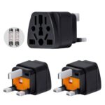 Multi Black Fused UK Adaptor