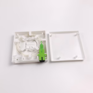 ATB/ 86 fiber optic panel loaded with SC/UPC adapter and pigtail