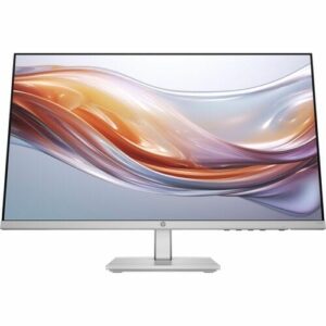 HP 524SA Series 5 -23.8″ FHD Monitor, With speakers,Connectivity: 1 VGA, 1 HDMI 1.4 ,1 *3.5mm jack,1 Year Warranty.