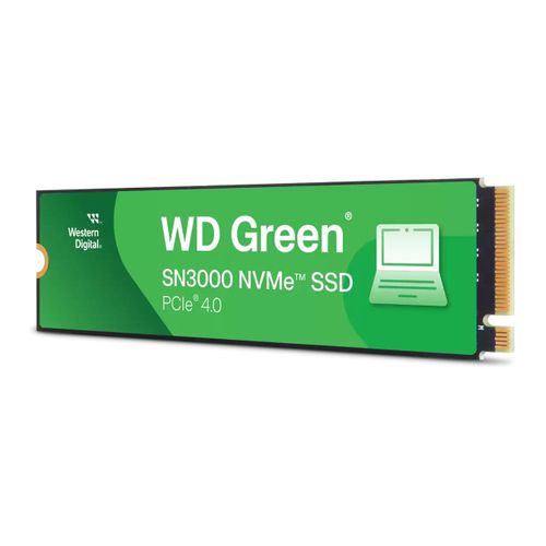 WD Green 1TB SN3000 NVMe SSD Gen4 PCIe M.2 2280 Up to 5000MB/s