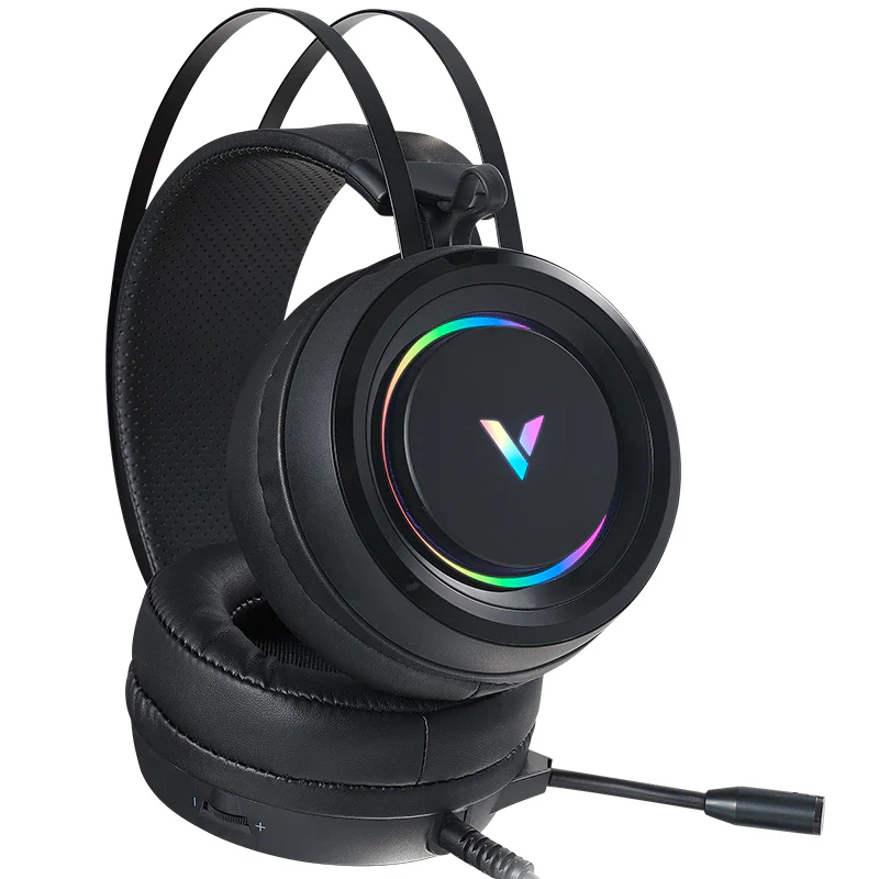 Rapoo VH500 Virtual 7.1 Channels Gaming Headset Black1 Rapoo VH500 Virtual 7.1 Channels Gaming Headset Black