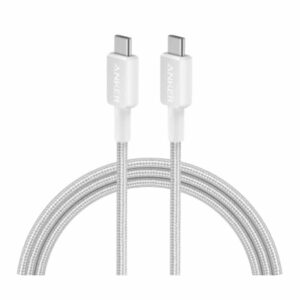 Anker 322 USB-C to Lightning Cable 3ft Braided White