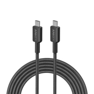 Anker 322 USB-C to USB-C Cable 6ft Braided BlackAnker 322 USB-C to USB-C Cable 6ft Braided Black