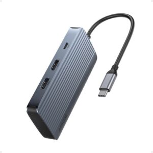 Anker USB-C Hub 7-in-1 Dual Display Gray