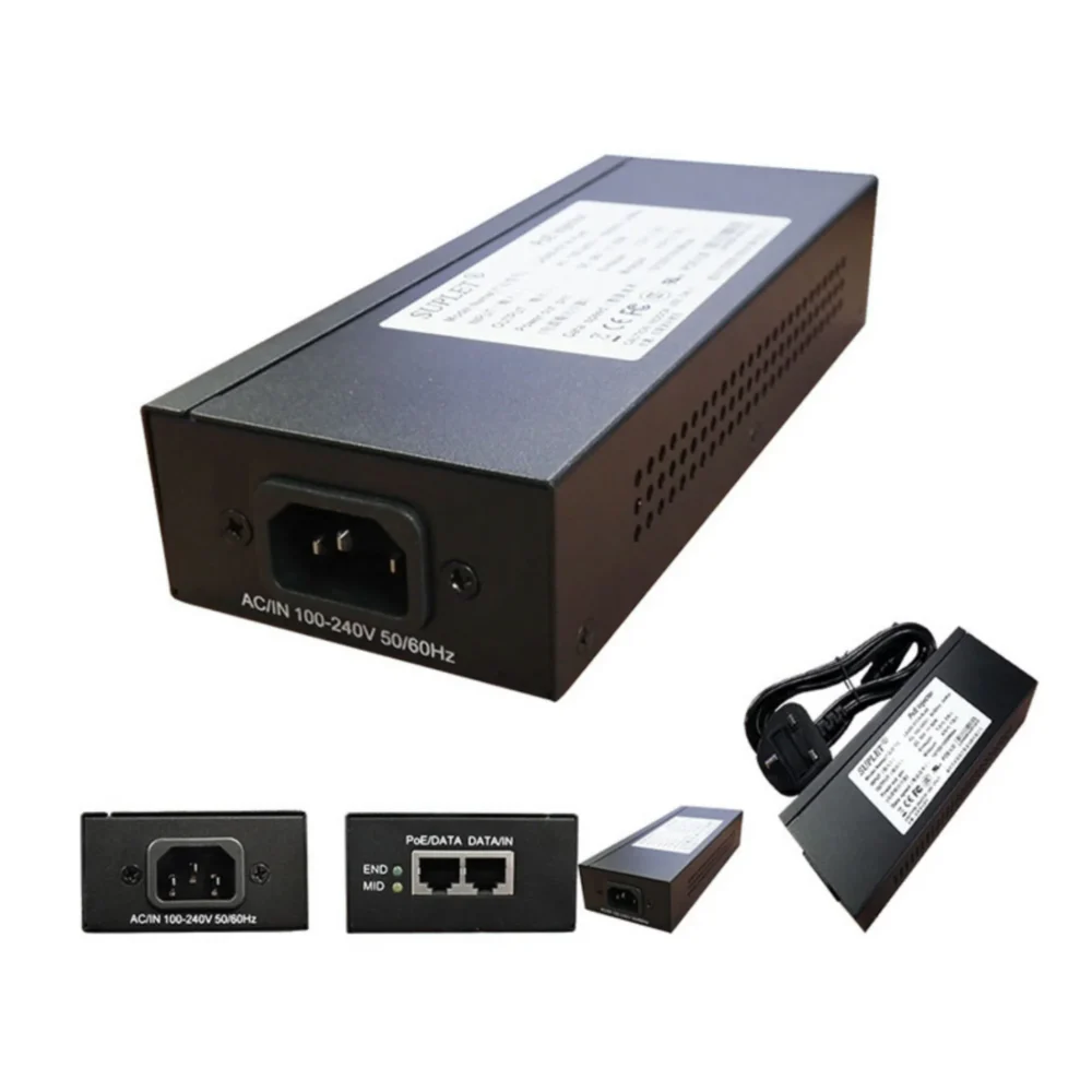 Hikvision LAS60-57CN-RJ45 60W PoE Injector Hikvision LAS60-57CN-RJ45 60W PoE Injector