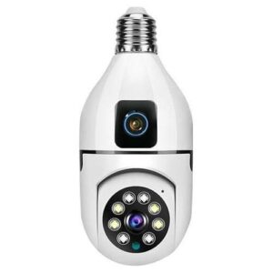 Calus E27 Max WiFi Smart Double Lens CCTV Bulb Camera 355°