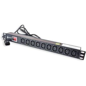 MTN 10-way UK Plug PDU Black