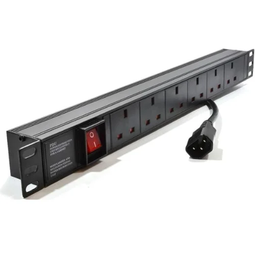 MTN 6-way C13 Plug PDU Black MTN 6-way C13 Plug PDU Black