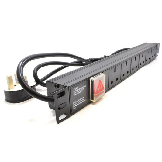 MTN 8-way UK Plug PDU Aluminium MTN 8-way UK Plug PDU Aluminium