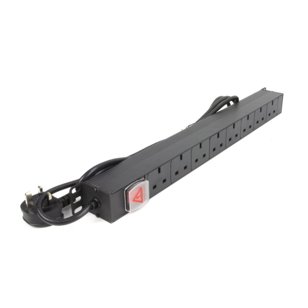 MTN 8-way UK Plug PDU Black MTN 8-way UK Plug PDU Black