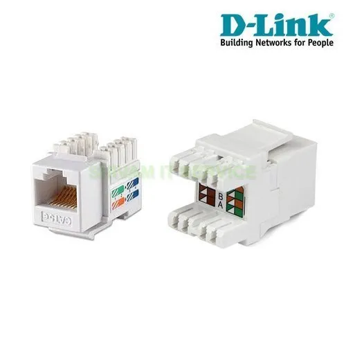 NKJ-C6WHI1B21 Cat6 UTP Keystone Jack White NKJ-C6WHI1B21 Cat6 UTP Keystone Jack White