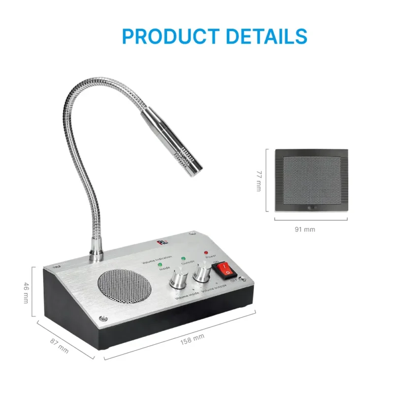 RL-9908 Dual-Way Intercom System - Aiconic Computers