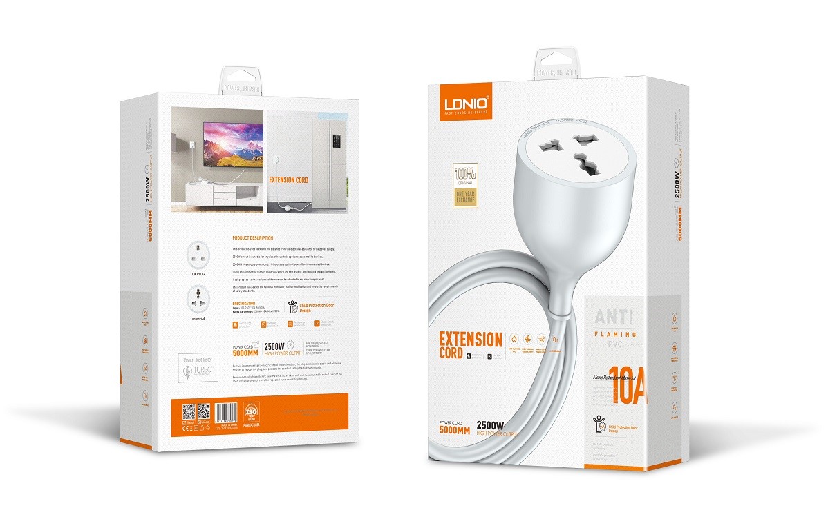 LDNIO SC1017 Power Extension Cord LDNIO SC1017 Power Extension Cord
