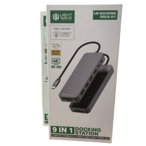 Lightwave LW-M2/NVME-DOCK-9I1 9-in-1 NVMe M.2 Docking Station
