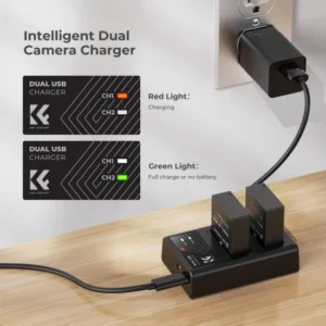 K&F EN-EL15 DUAL CHARGER