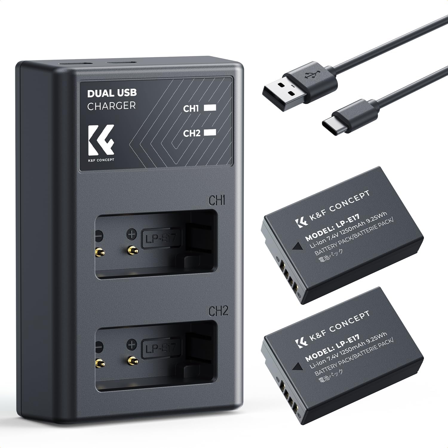 K&F LP-E17 DUAL CHARGER K&F LP-E17 DUAL CHARGER