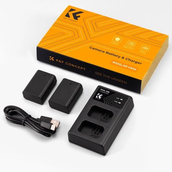 K&F NP-FW50 DUAL CHARGER K&F NP-FW50 DUAL CHARGER