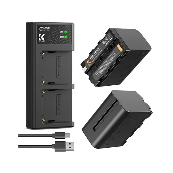 K&FNPF970 DUAL BATTERY AND CHARGER K&FNPF970 DUAL BATTERY AND CHARGER