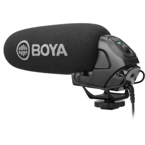 BOYA BY-BM2021 CAMERA-MOUNT SUPERCARDIOID SHOTGUN MICROPHONE