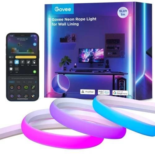 Govee RGBIC Wi-Fi + Bluetooth LED Strip Lights 10M