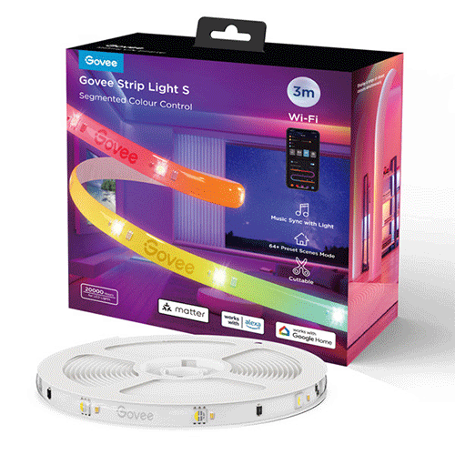 Govee - Wi-Fi RGBIC LED Strip Light (3M)