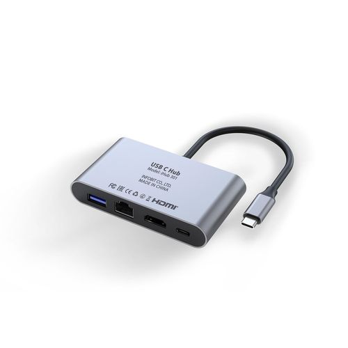 Infobit iHub 301 USB Type-C Hub - HDMI 4K, USB 3.0, PD 100W cc Infobit iHub 301 USB Type-C Hub - HDMI 4K, USB 3.0, PD 100W