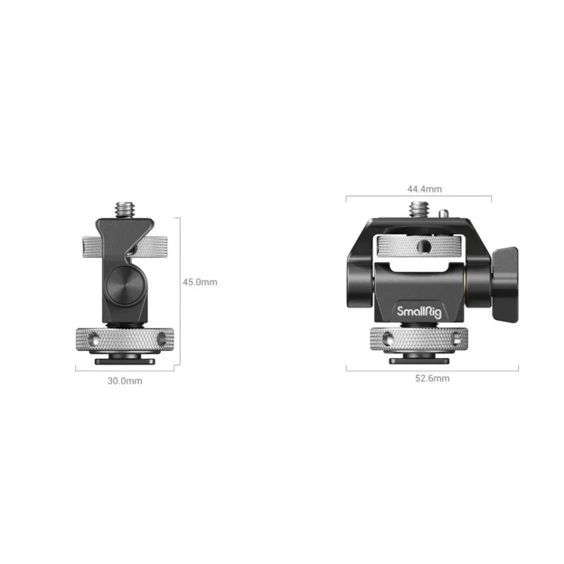 SMALLRIG SWIVEL AND TILT ADJUSTABLE MONITOR MOUNT WITH COLD SHOE MOUNT ...