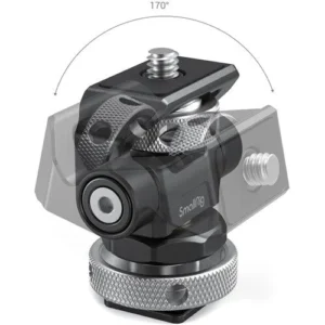SMALLRIG SWIVEL AND TILT ADJUSTABLE MONITOR MOUNT WITH COLD SHOE MOUNT 2905B