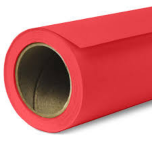 VISICO PAPER BACKDROP 2.75X10M RED