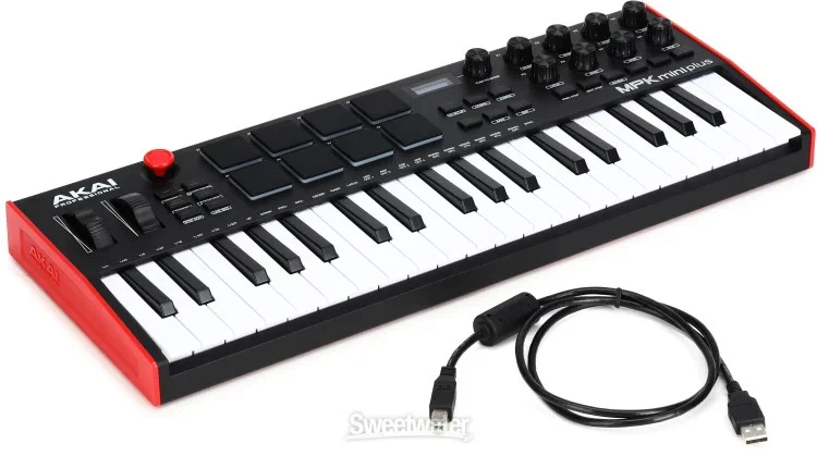 Akai Professional MPK Mini Plus - USB MIDI Keyboard Controller cc Akai Professional MPK Mini Plus - USB MIDI Keyboard Controller