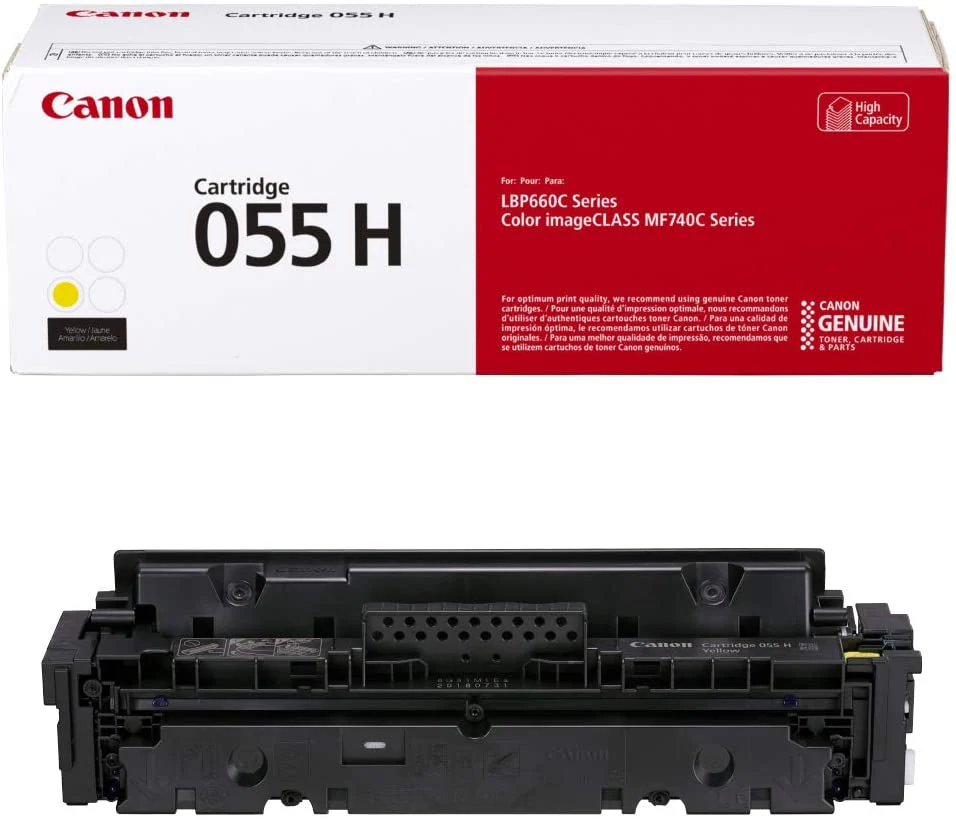 Canon 055 Yellow Toner Cartridge cc Canon 055 Yellow Toner Cartridge