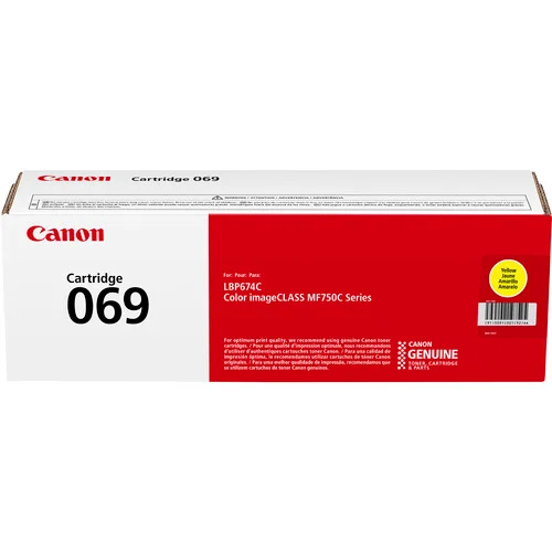 Canon 069 Yellow Toner Cartridge Canon 069 Yellow Toner Cartridge