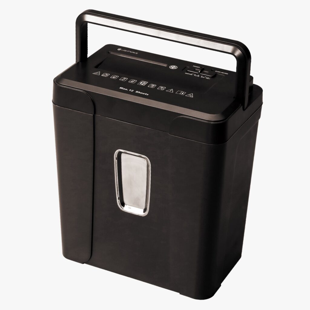 Lightwave Paper Shredder 12 Sheets Cross Cut PSH‑21lt