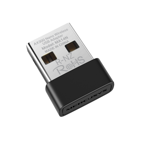 Mercusys MA14N Nano WLAN Stick for PC, Wi-Fi 6 AX300 Mercusys MA14N Nano WLAN Stick for PC, Wi-Fi 6 AX300