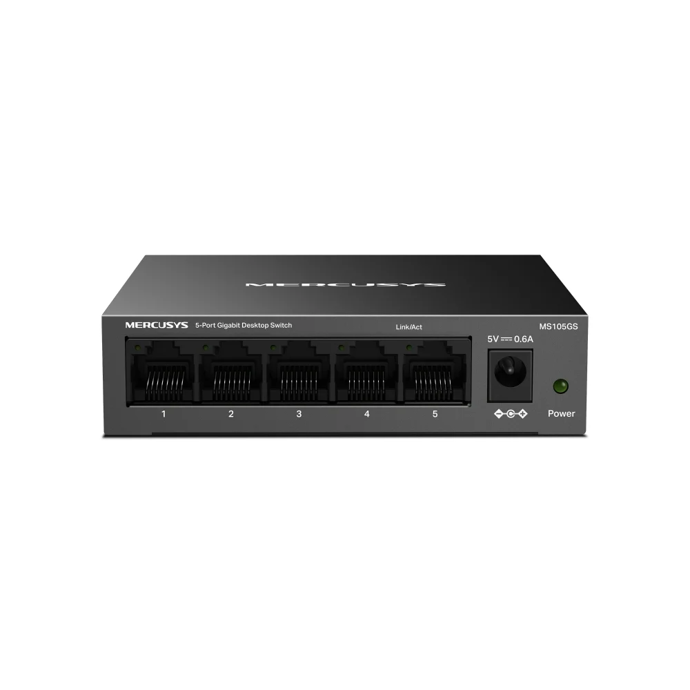 Mercusys MS105GS 5-Port Gigabit Desktop Switch Mercusys MS105GS 5-Port Gigabit Desktop Switch