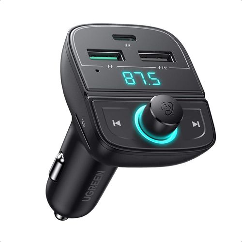 UGREEN Bluetooth Car Charger (5.0+PD+QC3.0+USB Flash Drive+TF) (Black) UGREEN Bluetooth Car Charger (5.0+PD+QC3.0+USB Flash Drive+TF) (Black)- UG-80910