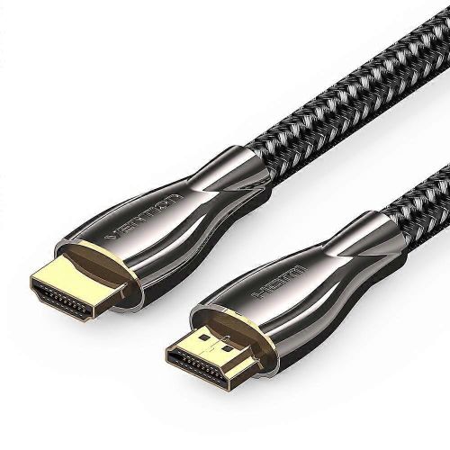 Vention Cotton Braided 4K HDMI Male to Male Cable 10M Black Zinc Alloy Type- ALMBL Vention Cotton Braided 4K HDMI Male to Male Cable 10M Black Zinc Alloy Type- ALMBL