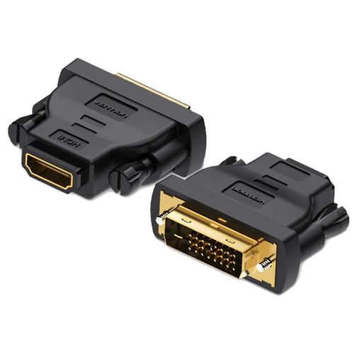Vention HDMI Male to DVI (24+5) Female Adapter Black- ECCB0 Vention HDMI Male to DVI (24+5) Female Adapter Black- ECCB0